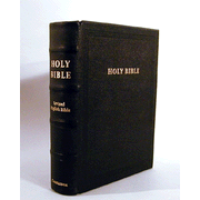 REB Lectern Bible with Apocrypha, Black Goatskin  Leather, 2nd Edition