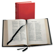 REB Lectern Bible, imitation  leather, red