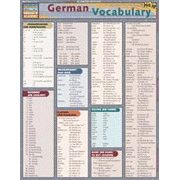 German Vocabulary, QuickStudy ®  Chart
