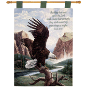 They That Wait upon the Lord--Tapestry Wall Hanging