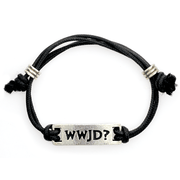 Adjustable Wristband, WWJD   - 