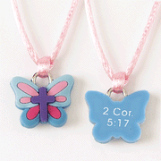 Butterfly and Cross (2 Cor. 5:17)