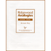Ridgewood Analogies, Book 4 Guide (Homeschool Edition)
