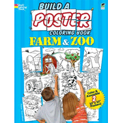 Build a Poster Coloring Book-Farm & Zoo