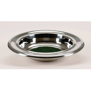 RemembranceWare Silver Offering Plate with Green Felt