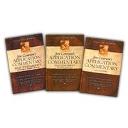 Jon Courson's Application Commentary, 3 Volumes   - 