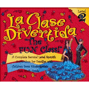 La Clase Divertida (The Fun Class!) Level 2 Kit with DVDs & Audio CDs