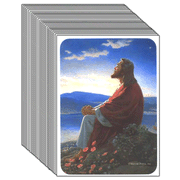 Christ at Dawn, Sallman Pocket Cards, 25