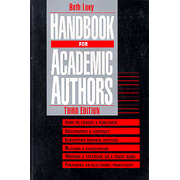 Handbook for Academic Authors, Third Edition