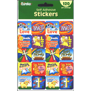 120 Inspirational Theme Self-Adhesive Stickers   - 