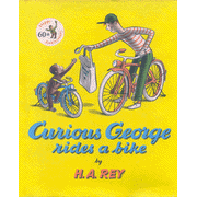 Curious George Rides A Bike    Hardcover