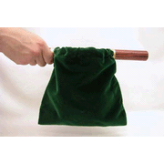 Genuine Velvet Offering Bag, Green