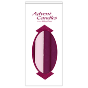 Advent Candles / Set of 5 / .75 x 10      - 