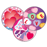 Valentine's Day Scratch 'n Sniff Stinky Stickers (Cherry scent)   - 