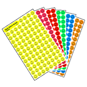 Neon Smiles Superspots Stickers Variety pack