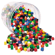 Centimeter Cubes, Set of 500