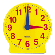 Big Time 12-Hour Learning Clock  -     By: Homeschool
