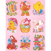 Giant Easter Stickers, 36
