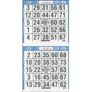 Bingo Paper - 125 sheets/2 games per sheet