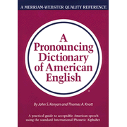 A Pronouncing Dictionary of American English   - 
