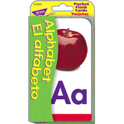 Alphabet (El alfabeto) Pocket Flash Cards