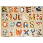 Alphabet Art Peg Puzzle   -     By: Melissa & Doug
