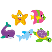 Sea Life SuperShapes Stickers