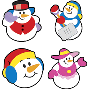 Super Snow Friends SuperShapes Stickers