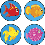 Fun Fish SuperSpots Stickers