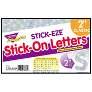 Silver Sparkle 2 STICK-EZE® Stick-On Letters