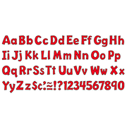 Pin Up Ready Letters Red