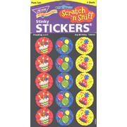 Big Birthday,  Scratch and Sniff Stickers (Frosting)