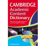 Cambridge Academic Content Dictionary: Defining Success for High School and Beyond