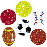 Star Sports Sparkle Stickers ®