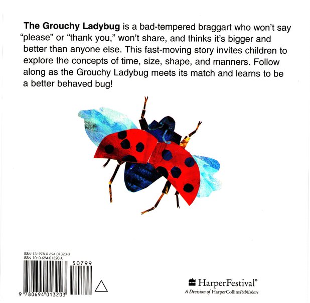 The Grouchy Ladybug Eric Carle 9780694013203 Christianbook Com