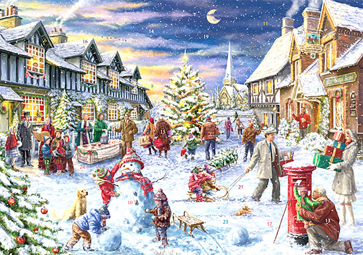 Vermont Christmas Company More Snow Coming Advent Calendar
