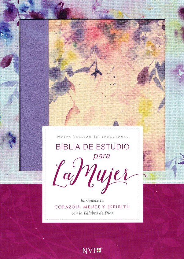 Biblia de Estudio para la Mujer NVI, Lila (Women's Study Bible, Leathersoft  Lilac): 9781400210596 