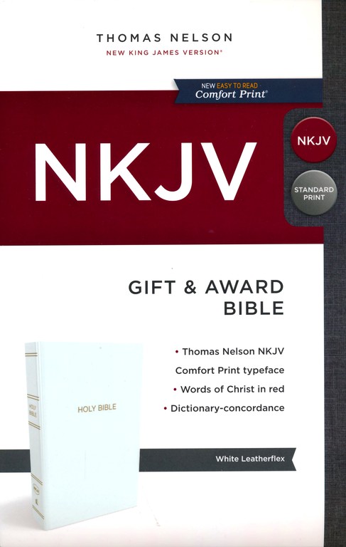 KJV, Gift and Award Bible, Leather-Look, by Thomas Nelson