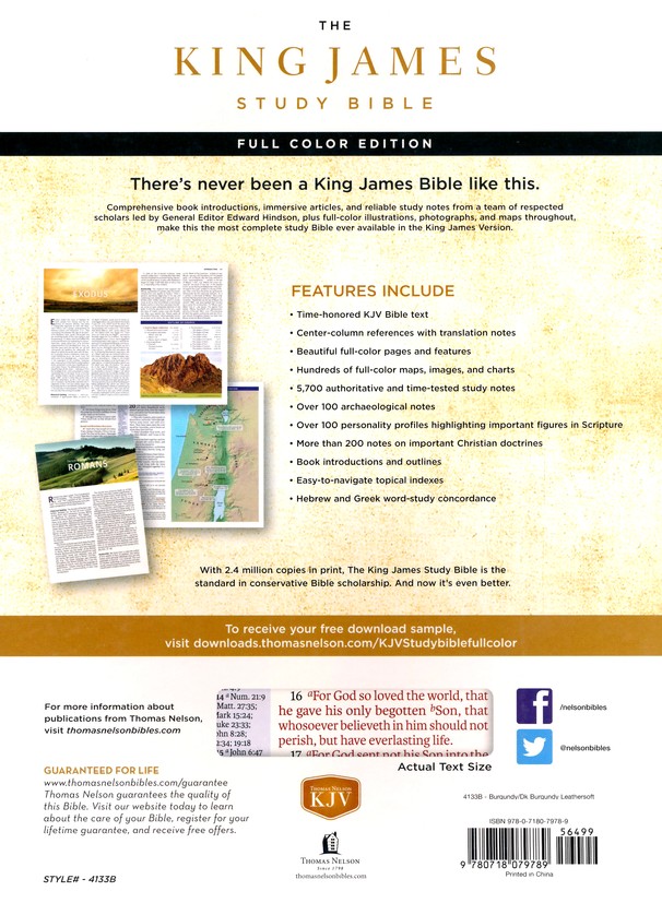 Kjv Study Bible Full Color Edition Imitation Leather Burgundy Christianbook Com