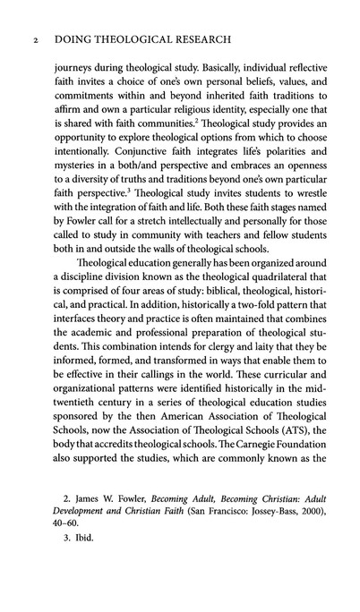 Excerpt Preview Image - 4 of 7 - Doing Theological Research: An Introductory Guide for Survival in Theological Education
