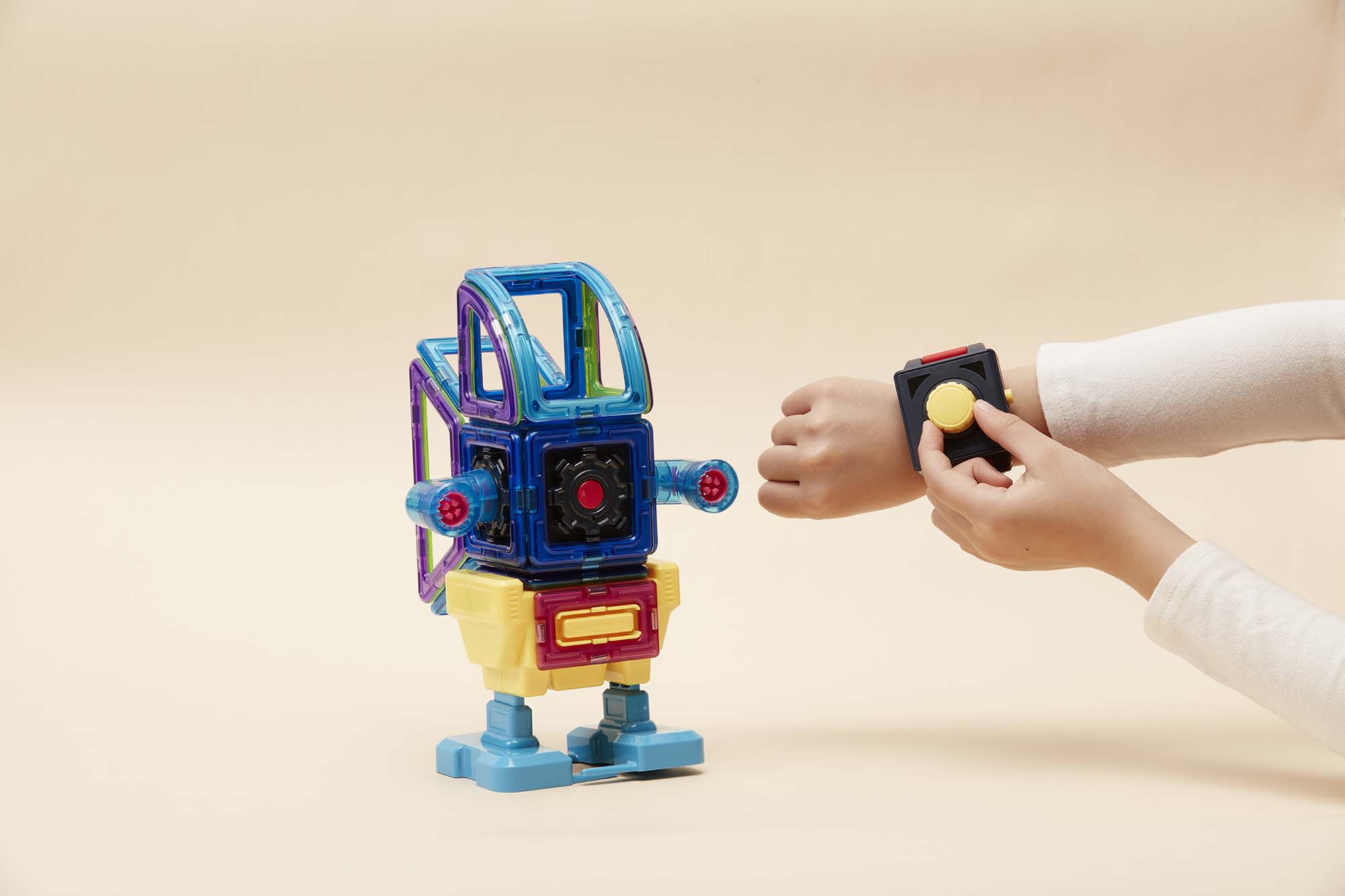 magformers walking robot car set