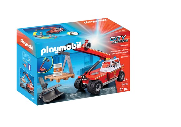 playmobil fire crane