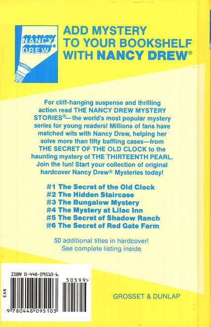 1:12 SCALE T MINIATURE BOOK THE MYSTERY AT LILAC INN NANCY DREW ILLUSTRATED 