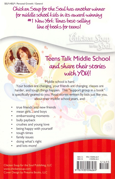 Back Cover Preview Image - 12 of 12 - Teens Talk Middle School-101 Stories of Life, Love, and Learning For Younger Teens