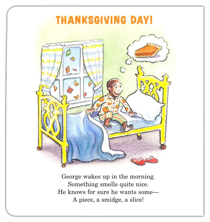 Happy Hanukkah Curious George tabbed board book
