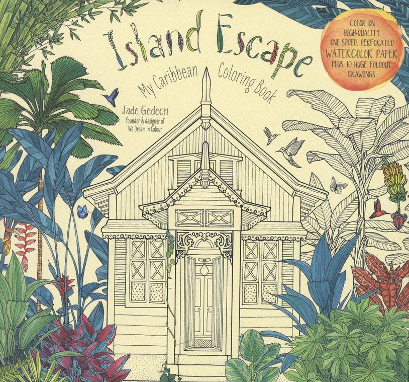 Island Escape My Caribbean Coloring Book - 