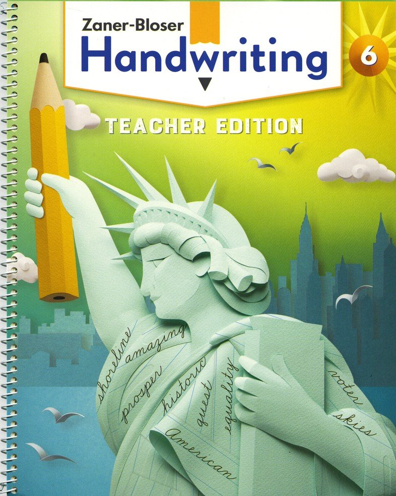 Zaner-Bloser　2020　Handwriting　Practice　Copyright):　Teacher,　(Homeschool　Grade　6:　--　Student,　Masters　Bundle　9781453129951