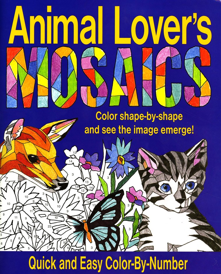 Animal Lovers Mosaics Book - 