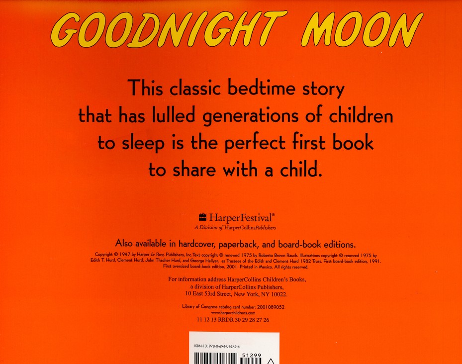 Goodnight Moon Board Book Margaret Wise Brown Illustrated By Clement Hurd 9780694016754 Christianbook Com