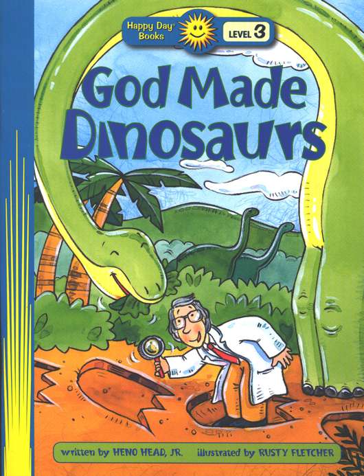 Front Cover Preview Image - 1 of 4 - Happy Day Books, Level 3: God Made Dinosaurs